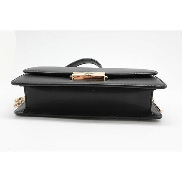 NWT MICHAEL KORS Womens CECE FLAP VEGAN LEATHER SHOULDER CROSSBODY BAG,BLACK-OS - Picture 5 of 6